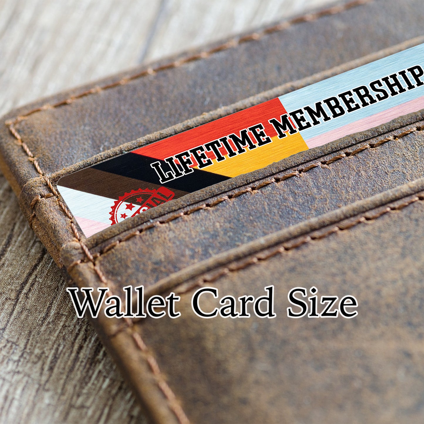 double identity gay pride lifetime membership card