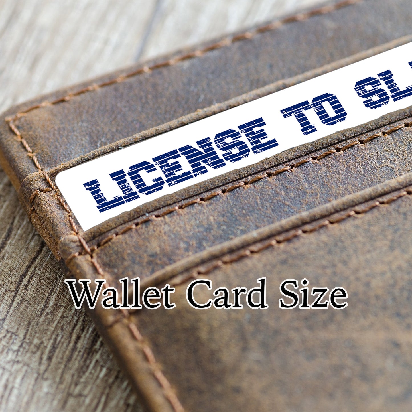 Abrogender pride personalised license to slay card
