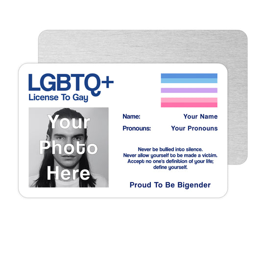 Bigender license to gay
