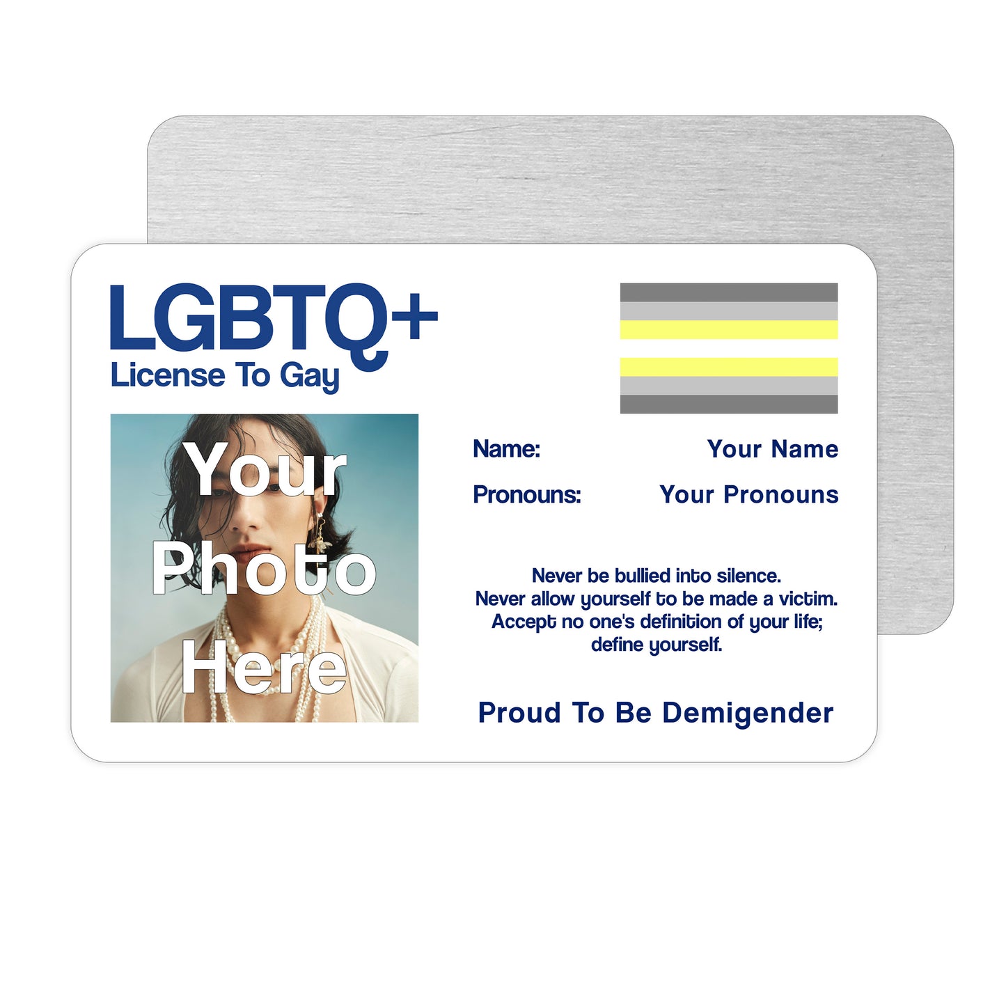 Demigender License To Gay