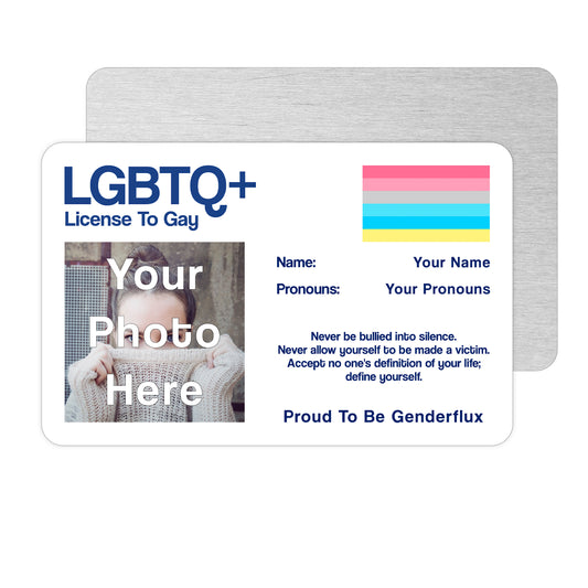 Genderflux license to gay