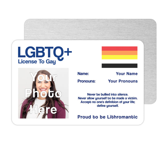 Lithromantic license to gay