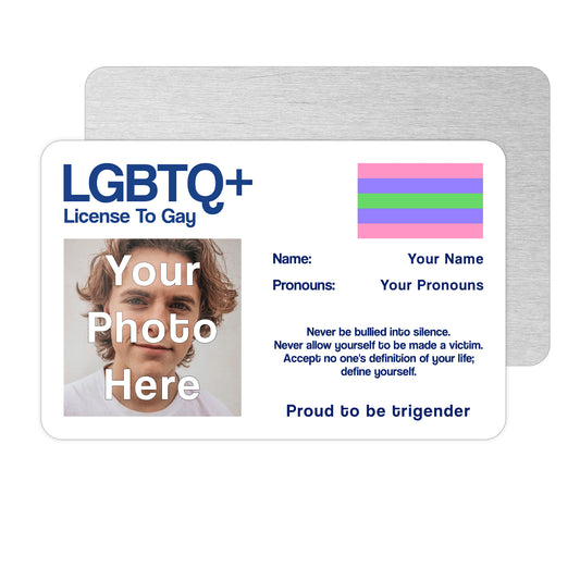 Trigender license to gay